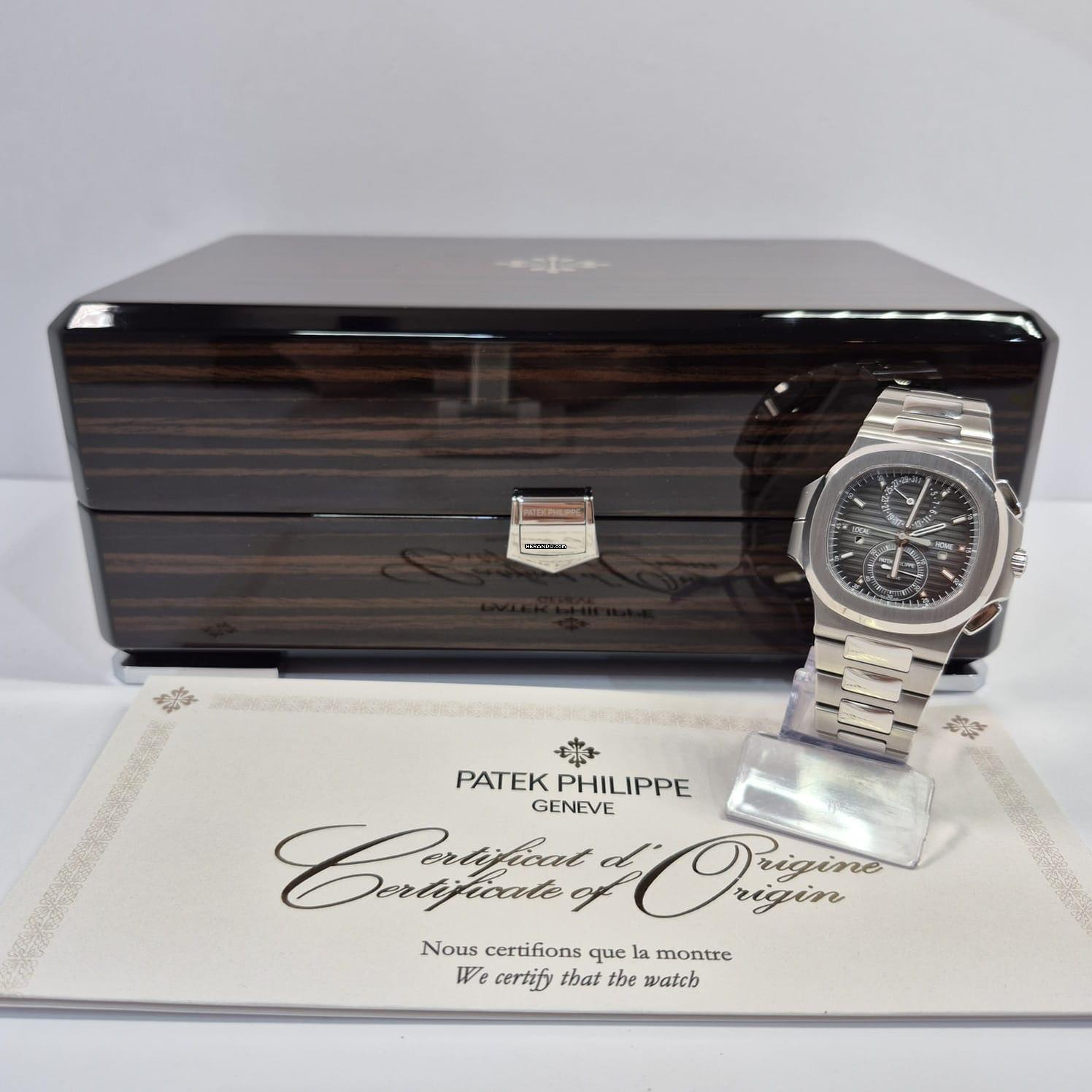 Thumbnail von Patek Philippe Nautilus Travel Time Flyback Chronograph 40,5 mm Komplett