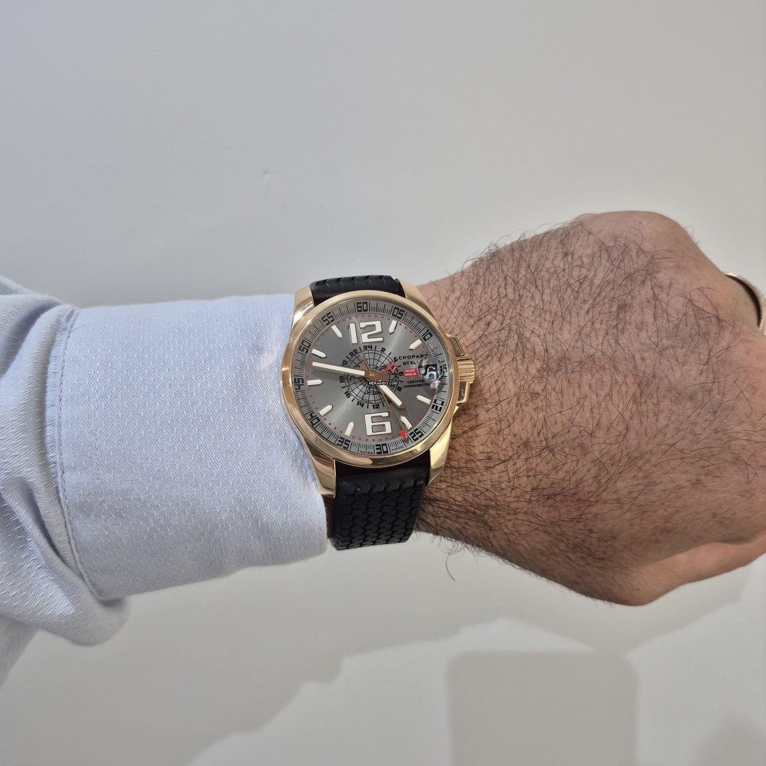 Thumbnail von Chopard Mille Miglia GT XL GMT Roségold 44mm Automatik Vollständig