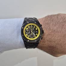 Thumbnail von Audemars Piguet Royal Oak Offshore Chronograph Bumble Bee Carbon & Ceramic 42mm Automatyczny Pełny