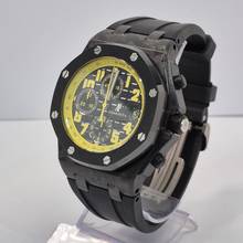 Thumbnail von Audemars Piguet Royal Oak Offshore Chronograph Bumble Bee Carbon & Ceramic 42mm Automatyczny Pełny