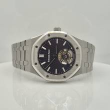 Thumbnail von Audemars Piguet Royal Oak Tourbillon Ultra Thin Evolutive Tapisserie 41mm Corda Completo