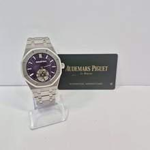 Thumbnail von Audemars Piguet Royal Oak Tourbillon Ultra Thin Evolutive Tapisserie 41mm Corda Completo