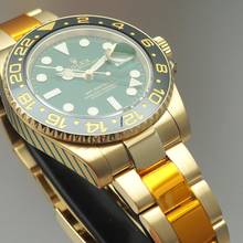 Thumbnail von Rolex GMT-Master II 116718LN (green) Gold 18k/750 Box+Papiere+Rolex Service Rolex Serviced 03/2026
