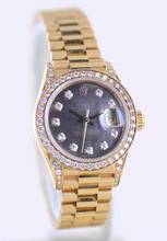 Thumbnail von Rolex Lady-Datejust 18K Gelbgold MOP Dial Diamond Factory 26mm Lady rar B+P