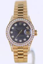 Thumbnail von Rolex Lady-Datejust 18K Gelbgold MOP Dial Diamond Factory 26mm Lady rar B+P