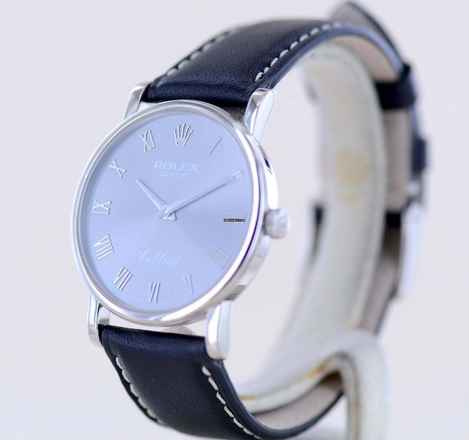 Rolex Cellini 18K 750 witgoud handopwinding grijze rhodium wijzerplaat dresswatch
