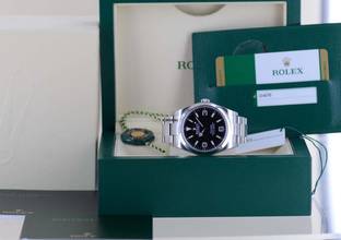 Thumbnail von Rolex Explorer I 39mm 214270 black dial Oysterband Stahl Full-Set B+P