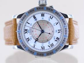 Thumbnail von Longines Lindbergh Hour Angle Limited Edition Fliegeruhr Stahl Collector Box NOS