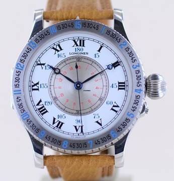 Longines Lindbergh Hour Angle Limited Edition Pilotenhorloge staal Verzamelbox NOS