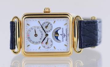 Thumbnail von Ulysse Nardin Michelangelo Тройной календарь с датой, 18K желтое золото, автоматический механизм, циферблат из перламутра, B+P