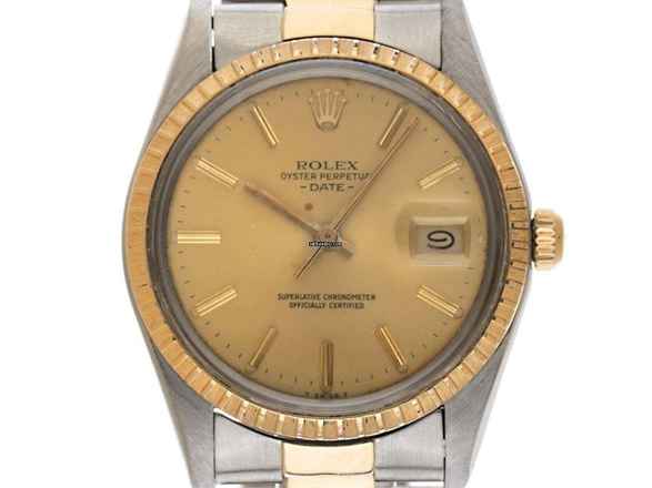  Rolex Oyster Perpetual Date open 6/9 Ref.15053 1984 LC 200 Full Set sehr gut Vintage Oyster Perpetual Date open 6/9 