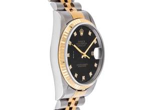 Thumbnail von Rolex Datejust 36 Diamanten Ref.16233 1991 LC EU Full Set sehr gut Vintage Datejust Diamanten Stahl 18kt Gelbgold