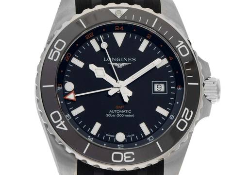  Longines HydroConquest GMT Ref.L3.890.4.56.9 2025 Full Set Ungetragen Hydroconquest GMT Faltschließe 
