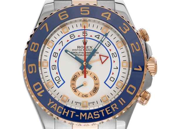  Rolex Yacht-Master II Ref.116681 2018 Full Set sehr gut Vintage Yacht-Master II 