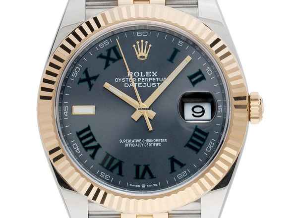 Rolex Datejust 41 Wimbledon Ref.126333 2023 Kompletní sada jako nová Datejust Wimbledon
