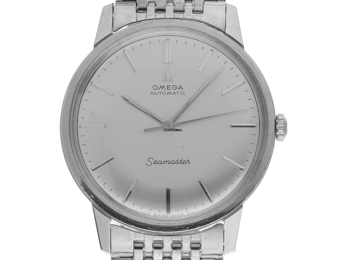  Omega Seamaster Ref.165.002 1966 original Box sehr gut Vintage Seamaster Automatic 