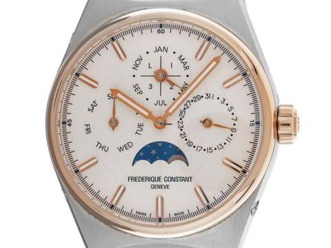 Frederique Constant Manufacture Slimline Perpetual Calendar Highlife Ref.FC-775V4NH2B 2024 Zestaw pełny, jak nowy, vintage Highlife Perpetual Calendar faza księżyca