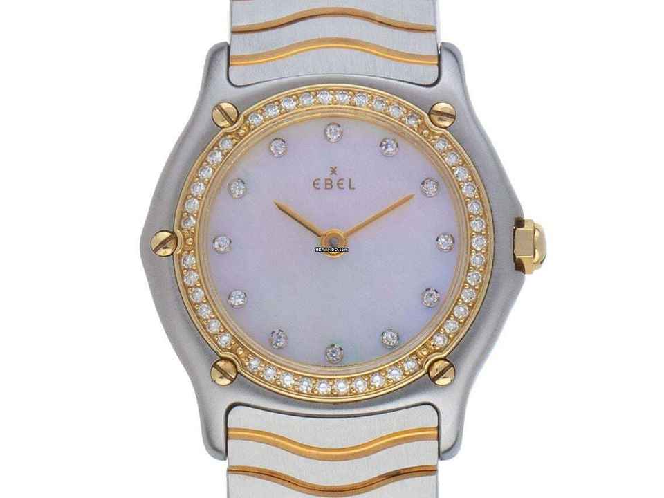 Ebel Classic Lady Ref.181930X 1992 caja original muy bien vintage Classic Lady nácar diamantes