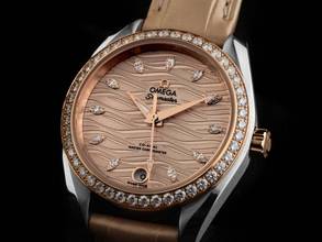 Thumbnail von Omega Seamaster Aqua Terra 150M Ref.220.28.34.20.59.001 2026 Full Set Ungetragen Seamaster Aqua Terra 150M Diamanten Krokoleder Faltschließe