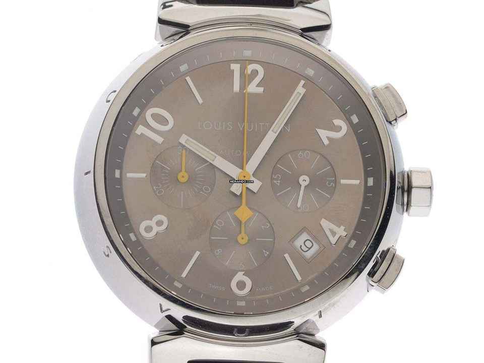 Louis Vuitton Tambour Chronograph Ref.Q1122 2008 orijinal kutu çok iyi vintage Tambour Chronograph