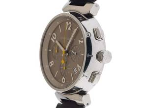 Thumbnail von Louis Vuitton Tambour Chronograph Ref.Q1122 2008 orijinal kutu çok iyi vintage Tambour Chronograph
