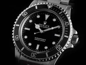 Thumbnail von Rolex Submariner (No Date) Bubble Ref.5513 1984 Box&Beschreibung sehr gut Vintage Submariner No Date Bubble
