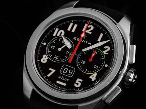 Thumbnail von Zenith Pilot Big Date Flyback Ref.03.4000.3652/21.I001 2026 Полный комплект Неиспользованный Pilot Big Date Flyback Каучук Пряжка-клипса