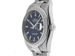 Thumbnail von Rolex Datejust 36 Roulette Ref.116234 2007 Box&Beschreibung wie Neu Vintage Datejust Roulette Stahl 18kt Weißgold