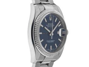 Thumbnail von Rolex Datejust 36 Roulette Ref.116234 2007 Box&Beschreibung wie Neu Vintage Datejust Roulette Stahl 18kt Weißgold