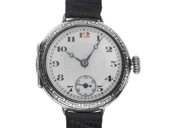 Rolex 935 Gümüş Katlanabilir Kapaklı Trench WW Niello Süsleme 1910 orijinal kutu orijinal cilasız Vintage Trench WW Niello Süsleme 935 Gümüş