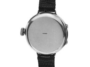 Thumbnail von Rolex 935 Silver Folding Cover Trench WW Niello Decoration 1910 original box original unpolished vintage trench WW Niello decoration 935 silver