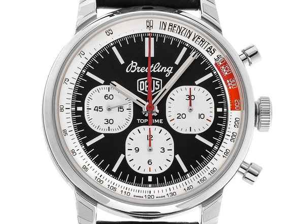 Breitling Top Time B01 Deus Ref.AB01765A1B1X1 2026 Kompletní sada Nepoužitý Top Time B01 Deus Kožený spona