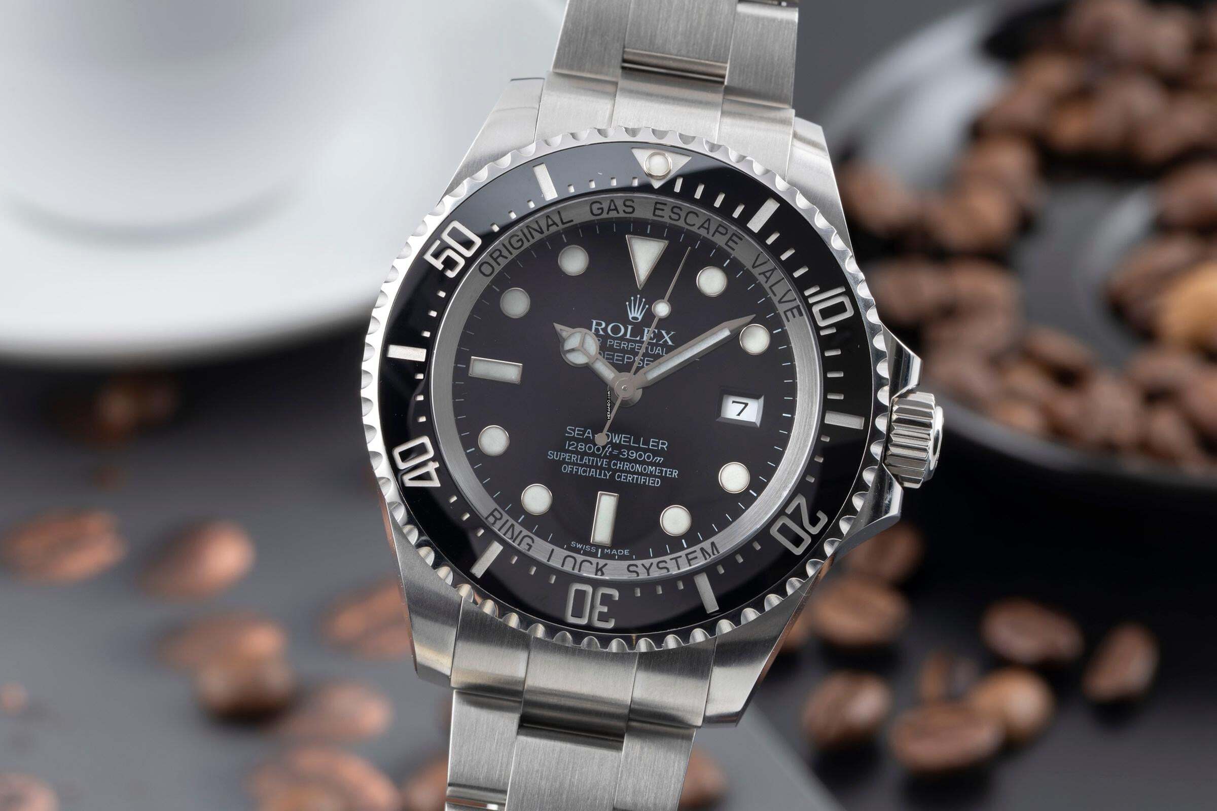 Rolex Sea-Dweller Deepsea Black Dial Oyster Stahl Automatik Ref. 116660 B&P 2009