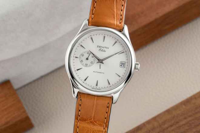  Zenith Elite Small Second Automatik Stahl Ref. 90/01.0040.680 