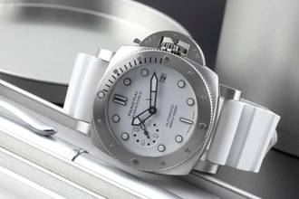 Thumbnail von Panerai Submersible Edelstahl Automatik Herrenuhr Ref. PAM01223 B&P 2021