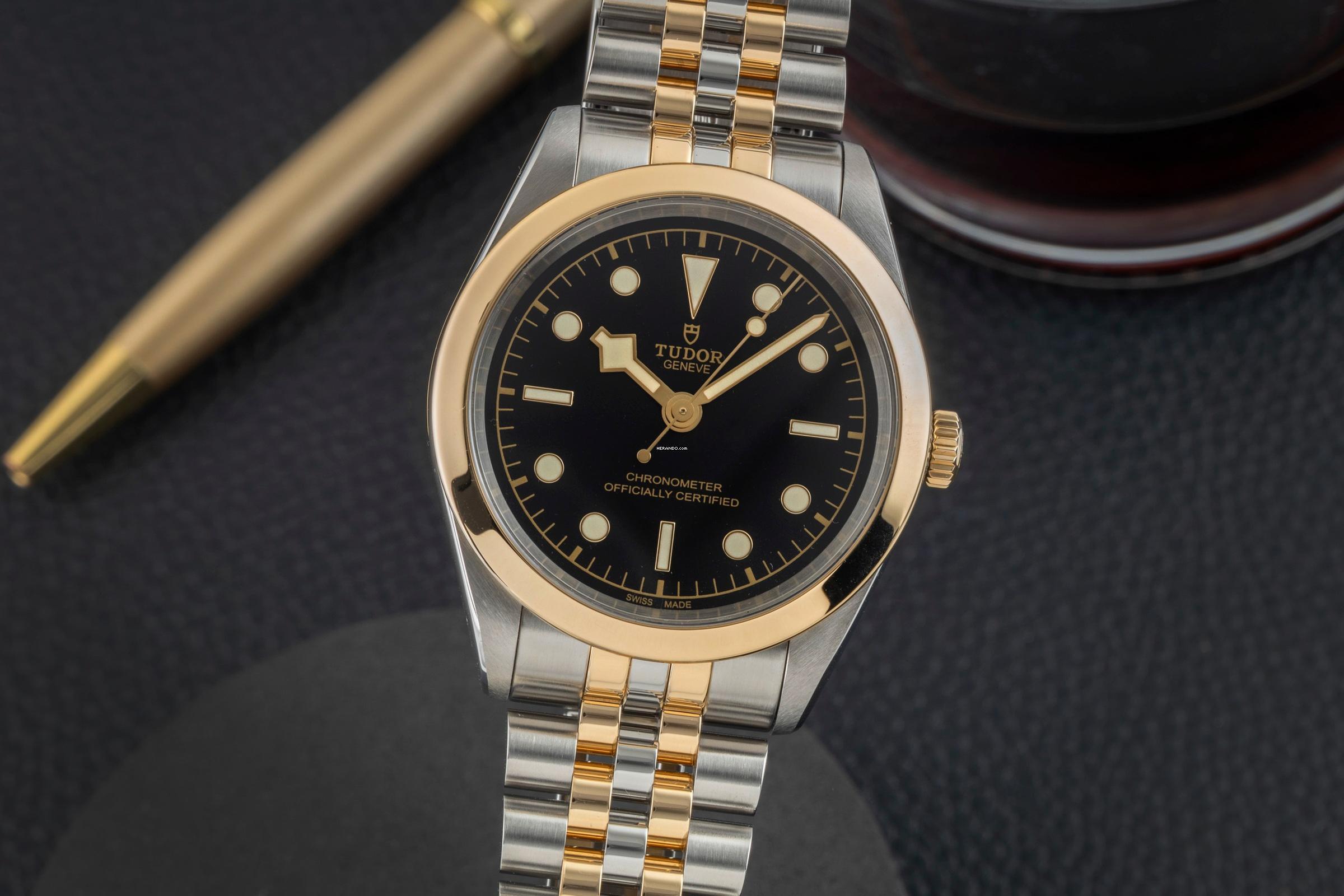 Tudor Black Bay 41 Stahl / Gold Automatik Herrenuhr Ref 79683 Box & Papiere 2024