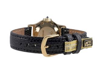 Thumbnail von Cartier Santos Ronde Octagon Lady 18K (0,750) Gold Automatik Damenuhr Ref. 2969