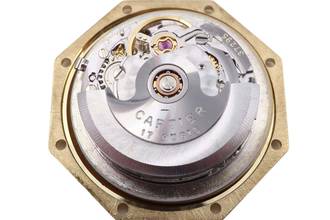 Thumbnail von Cartier Santos Ronde Octagon Lady 18K (0,750) Gold Automatik Damenuhr Ref. 2969
