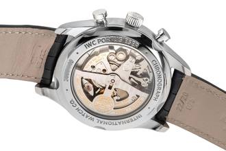 Thumbnail von IWC Portugieser Chronograph Classic Chronograph Automatik Stahl Ref. IW390403 Papiere 2014