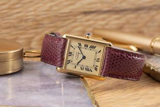 Thumbnail von Cartier Tank Silber vergoldet unisex Ref. 681006 Klassiker