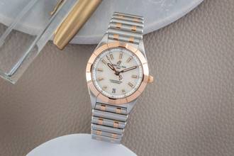 Thumbnail von Breitling Chronomat 32 Stahl/Rotgold MOP Diamond Ref. U77310101A2U1 B&P 2024