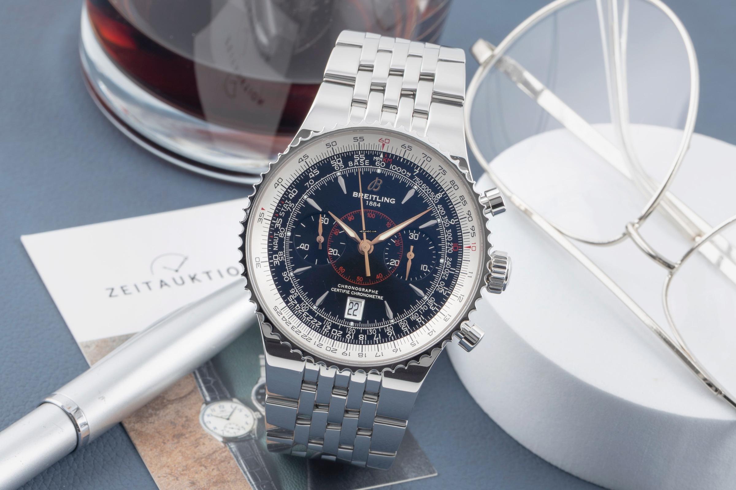 Breitling Montbrillant Légende Chronograph Automatik Ref. A23340 B&P 2008