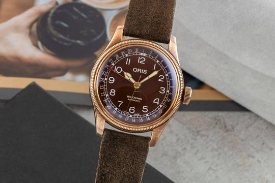  Oris Big Crown Pointer Date Bronze Ref. 01 754 7741 3166-07 5 20 74BR B&P 