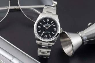 Thumbnail von Rolex Explorer Oyster Edelstahl Automatik Herren Ref. 124270 Box & Papiere 2022