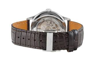 Thumbnail von Longines Record stalowy automatyczny zegarek męski Ref. L2.821.4.11.2 dokumenty 2023