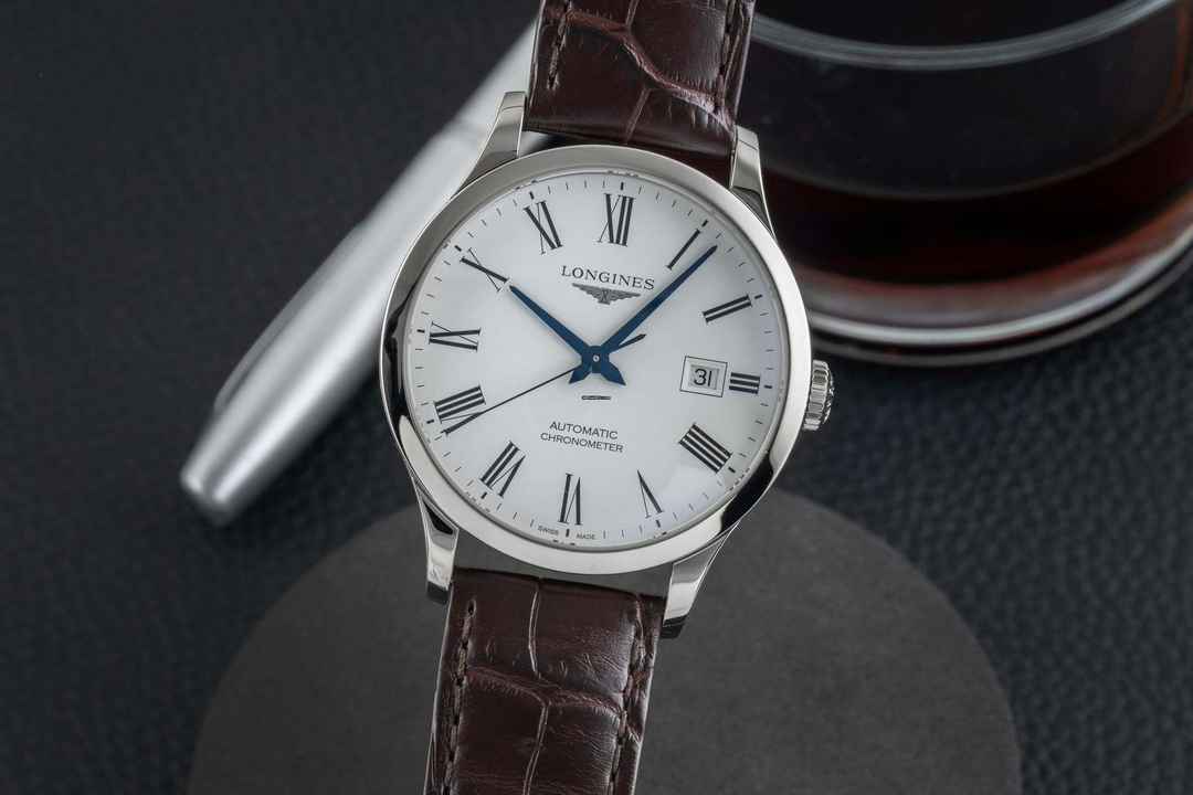 Longines Record Çelik Otomatik Erkek Saati Ref. L2.821.4.11.2 Evraklar 2023