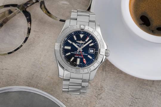 Breitling Avenger II GMT стальные автоматические мужские часы Ref. A32390111B1A1 B&P 2020