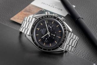 Thumbnail von Omega Speedmaster Professional Moonwatch Chronograph stalowy ręczny mechanizm Ref. 3590.50.00 B&P