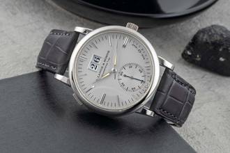 Thumbnail von A. Lange & Söhne Langematik Sax-O-Mat 950 Platin Automatik Herrenuhr Ref 308.025