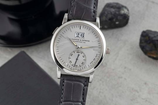 A. Lange & Söhne Langematik Sax-O-Mat 950 platina automatické pánské hodinky Ref 308.025